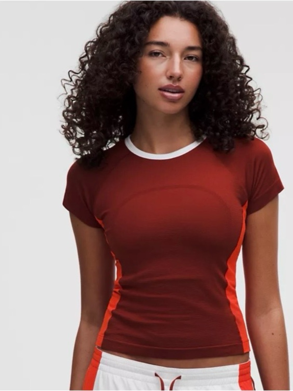 lululemon Swiftly Tech Short-Sleeve Shirt 2.0 Waist Length Colourblock